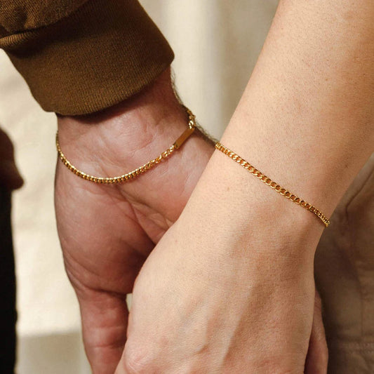 Cuban Chain Bracelet Fashion Jewelry Ladies Holiday Gift