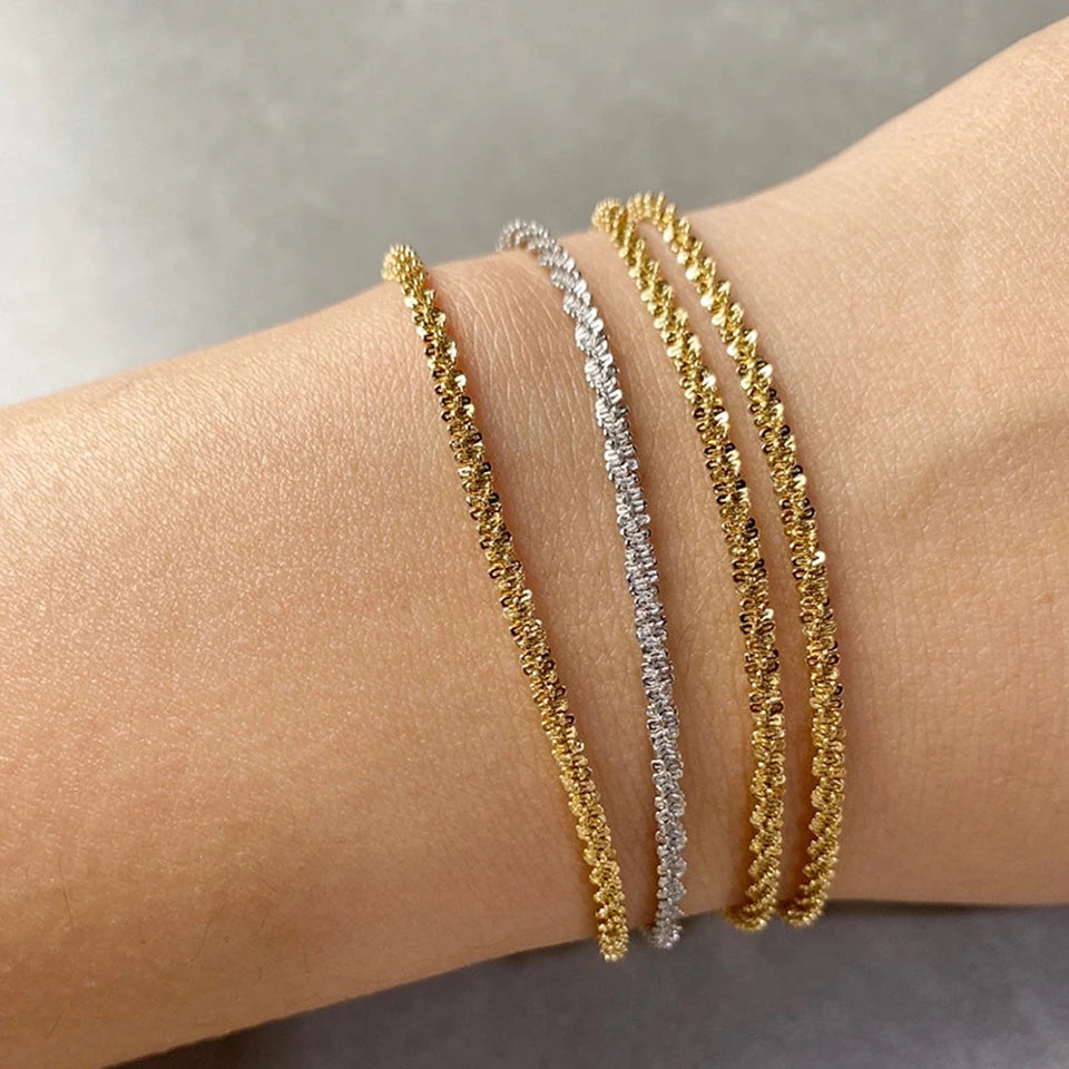 Sparkling Gypsophila Bracelet