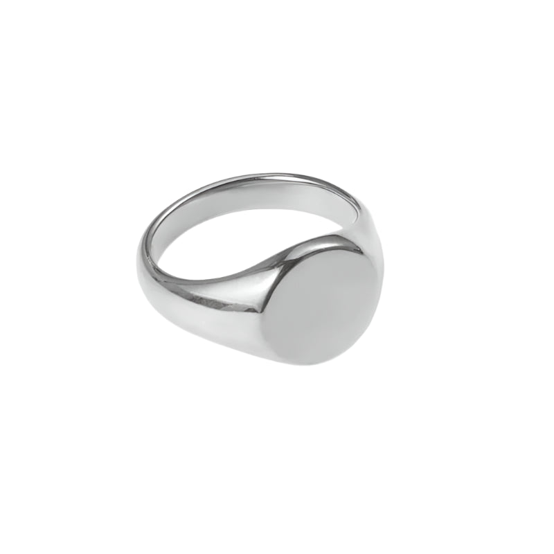 Punk Style Minimalist Round Ring