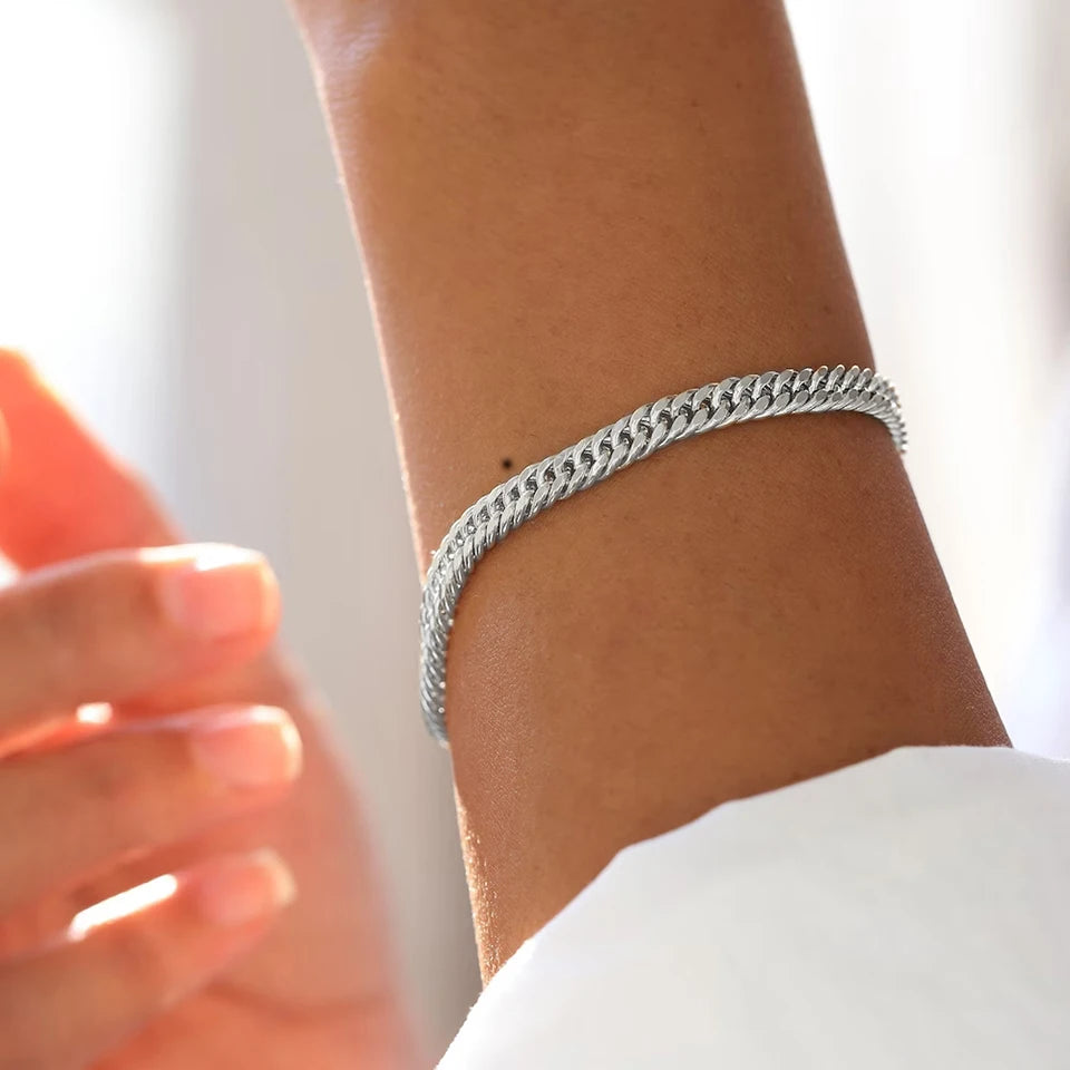 Silver Color Bracelets  Classic