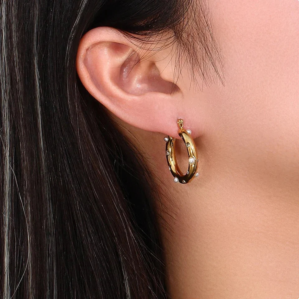 High Grade Rhinestone Earrings
