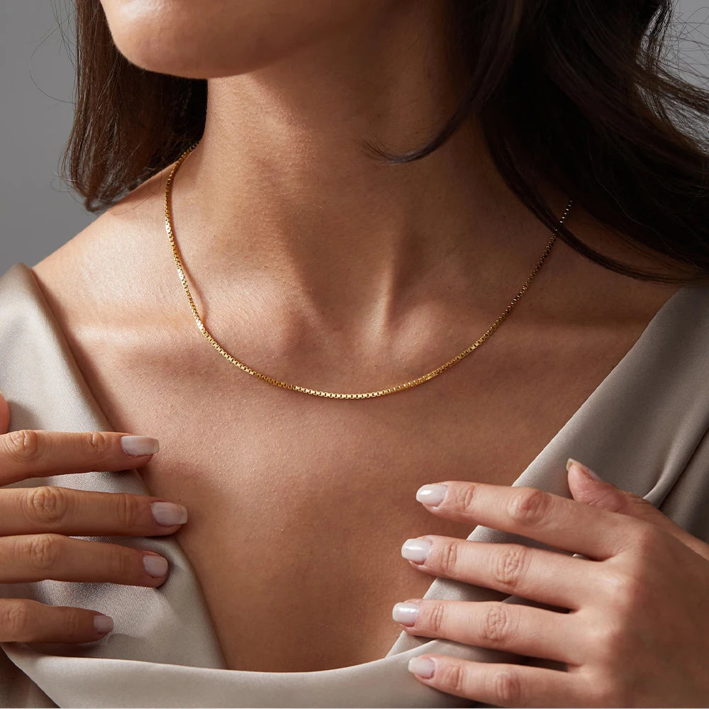 Men's Box Chain Necklace