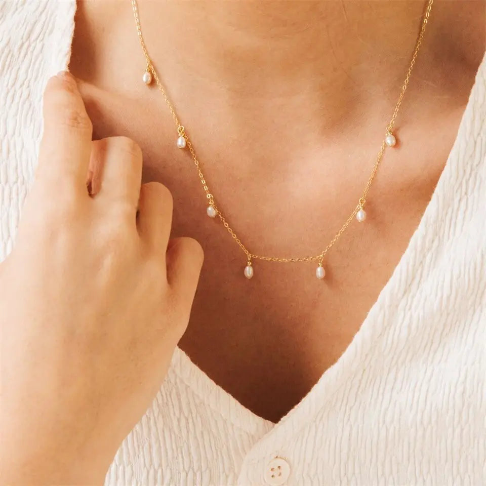 New Pearl Pendant Necklace