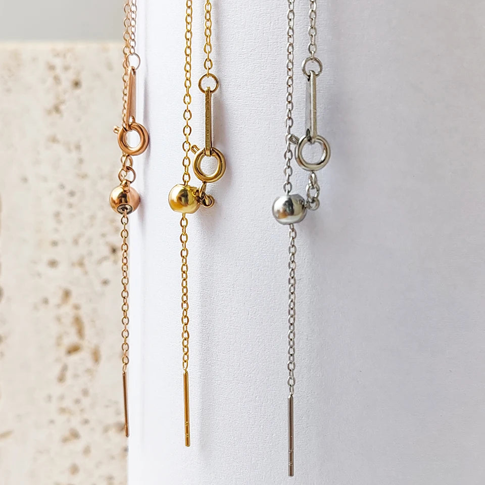 adjustable gold color chain bracelets for women