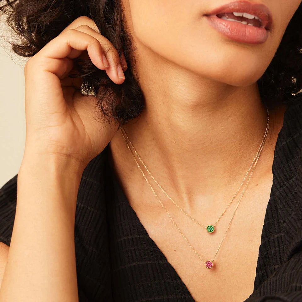 Birthstone Zirconia Necklace