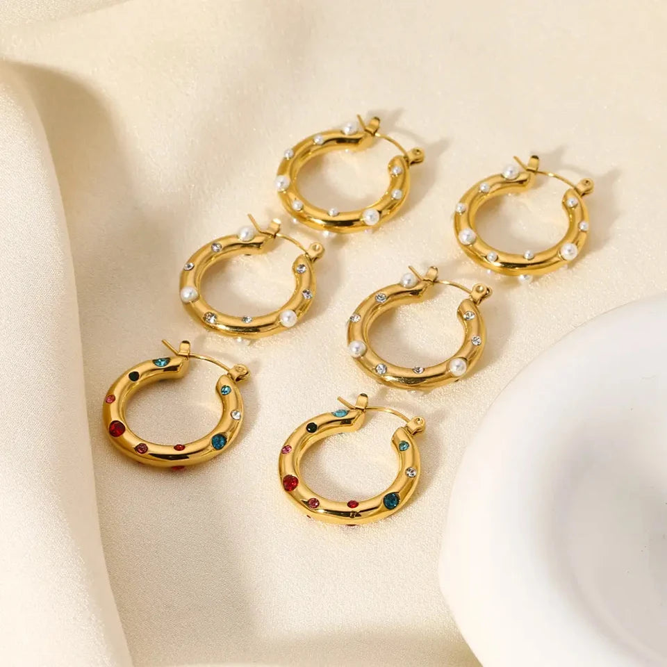 High Grade Rhinestone Earrings
