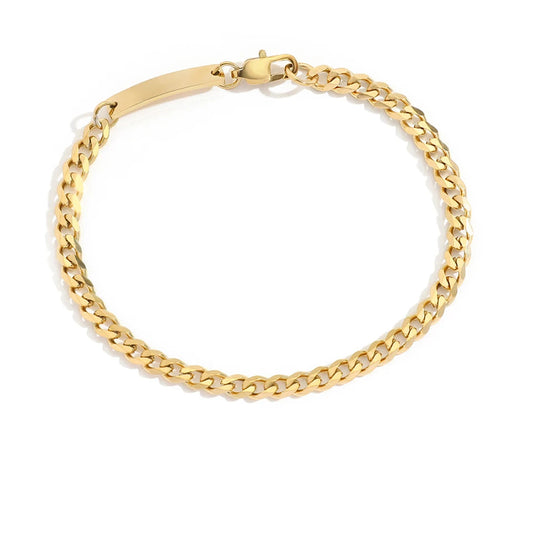 Cuban Chain Bracelet Fashion Jewelry Ladies Holiday Gift