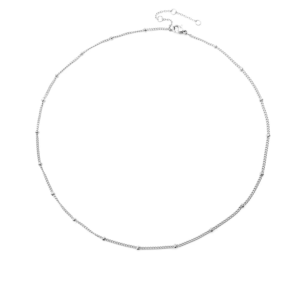 Silvery Bead Chain