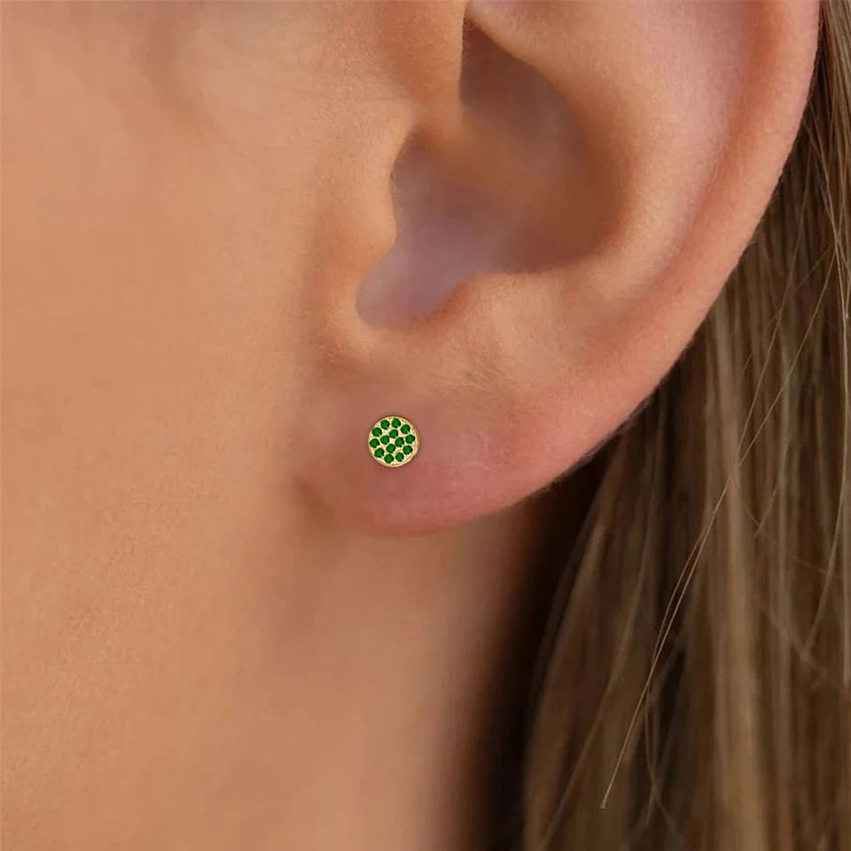 New Birthstone Pierced Earrings