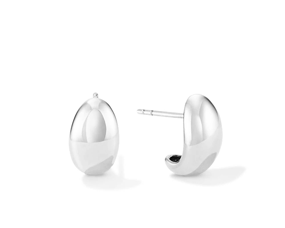 Simple Women Chunky Hoops Earrings