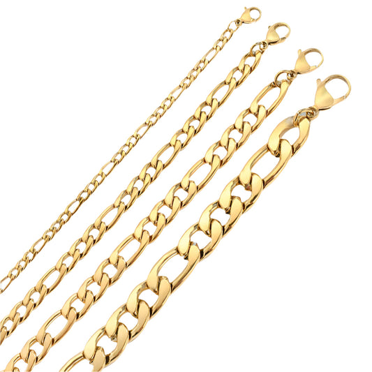 Figaro Link Chains Necklace