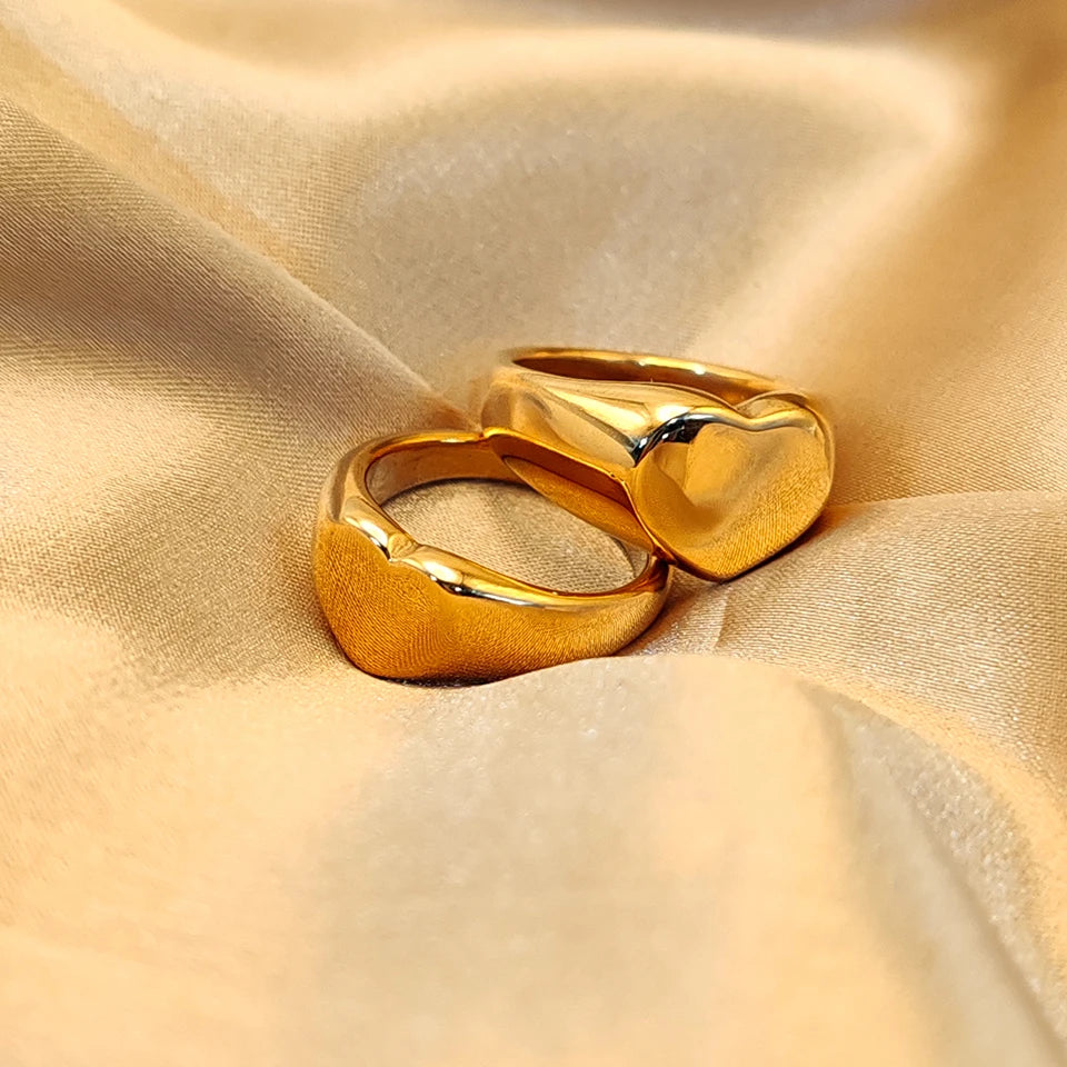 Couple Heart Ring
