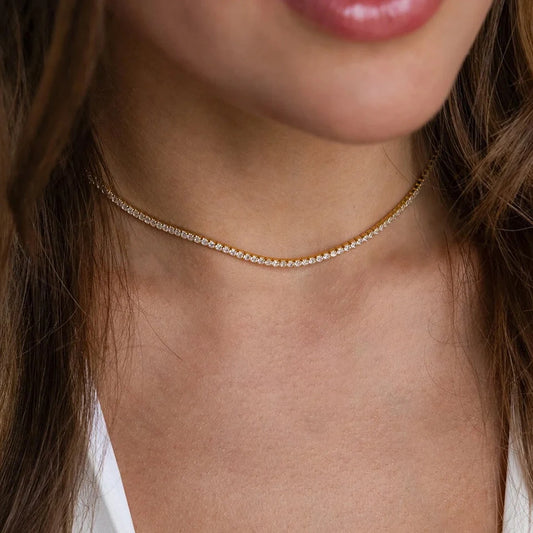 Fashion Crystal High Quality  Necklace Ladies