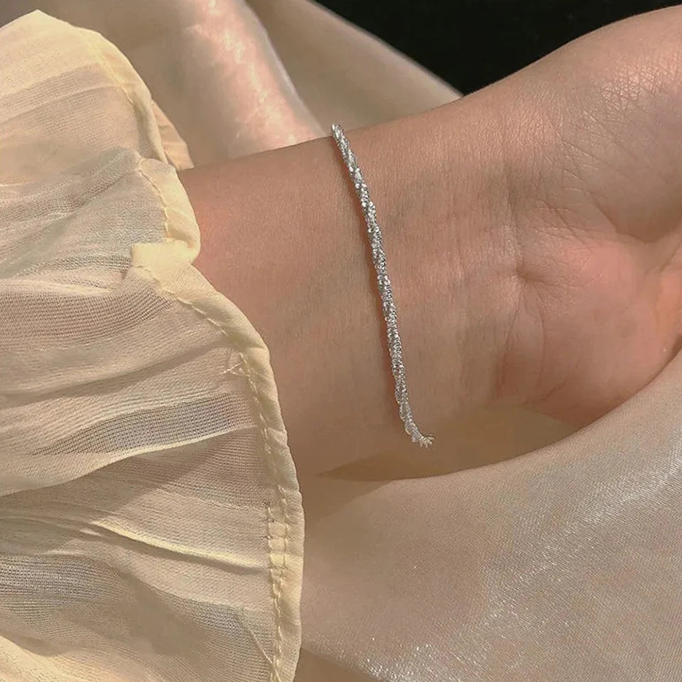 Sparkling Gypsophila Bracelet