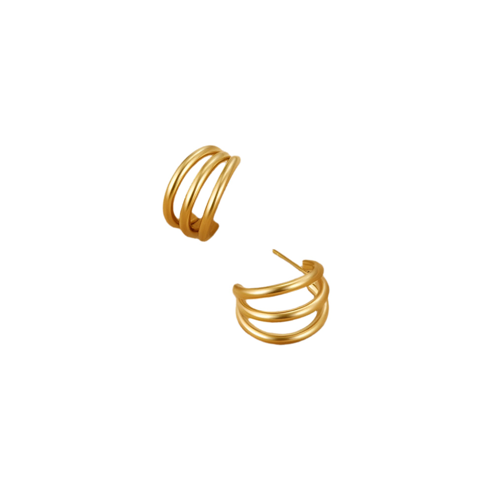 Fashion Jewelry Needle Hoop Earrings