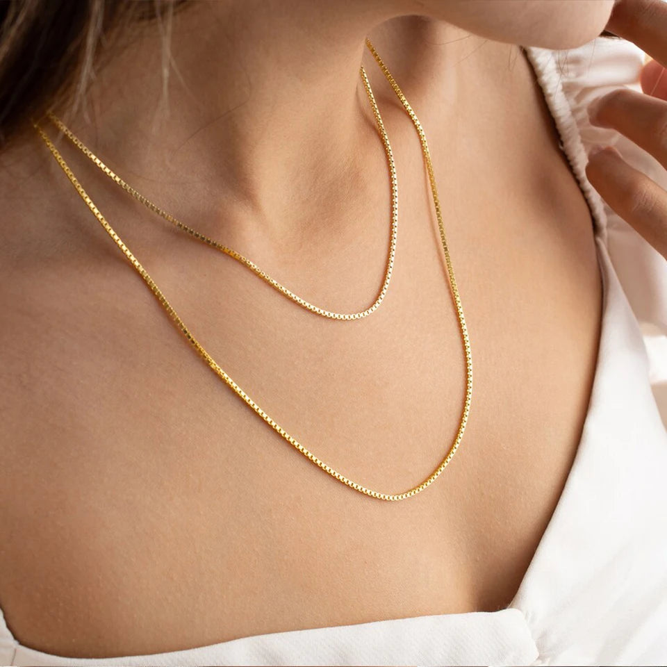 Men's Box Chain Necklace