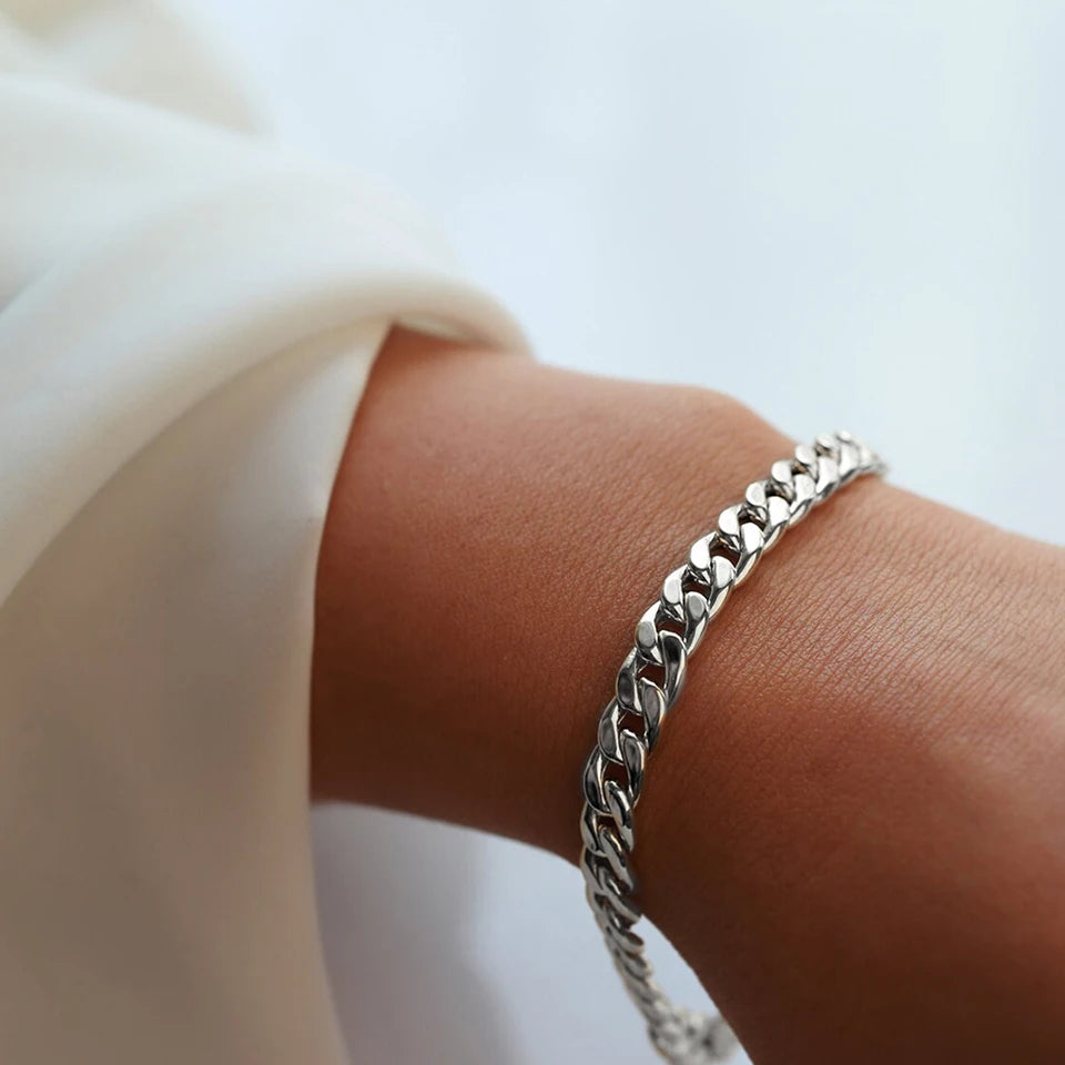 Silver Color Bracelets  Classic
