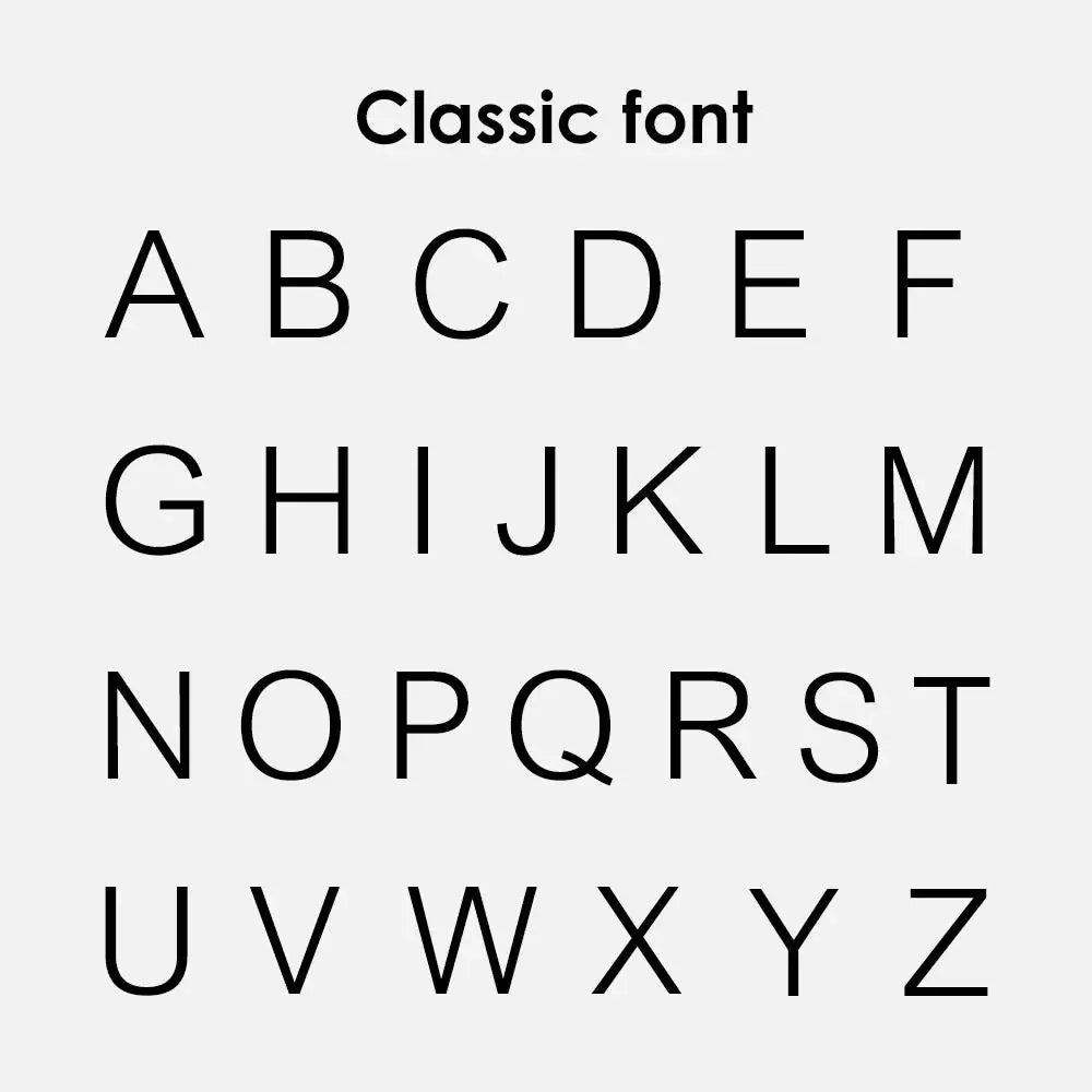 Engrave Artistic Font Alphabet Bracelet for Women