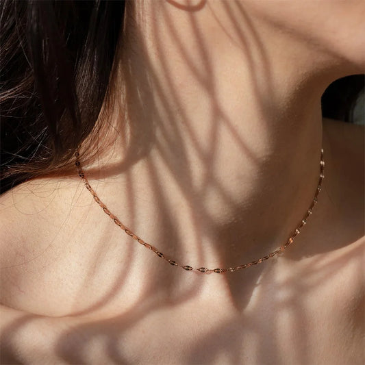 BELLUCCIE  DIY Multi Layered Necklace for Women Pendant Stainless Steel Necklace Women Chain Choker Necklace