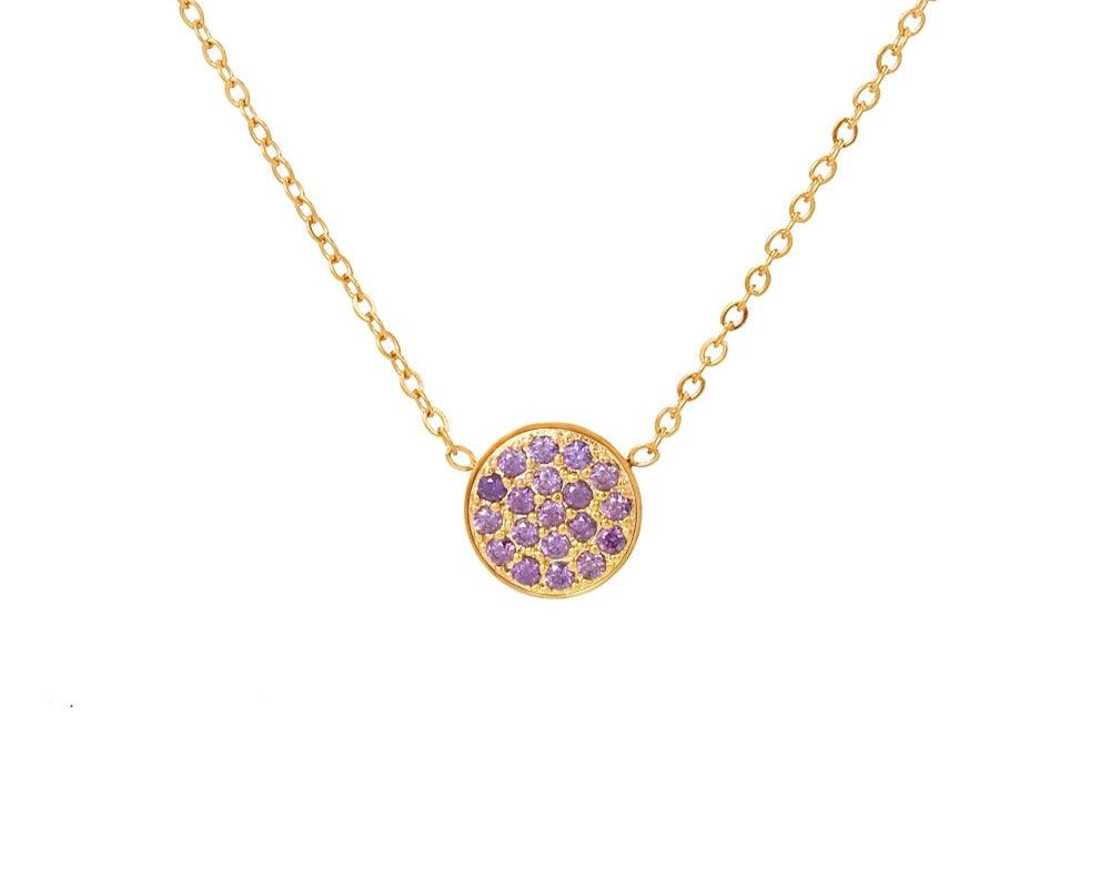 Birthstone Zirconia Necklace